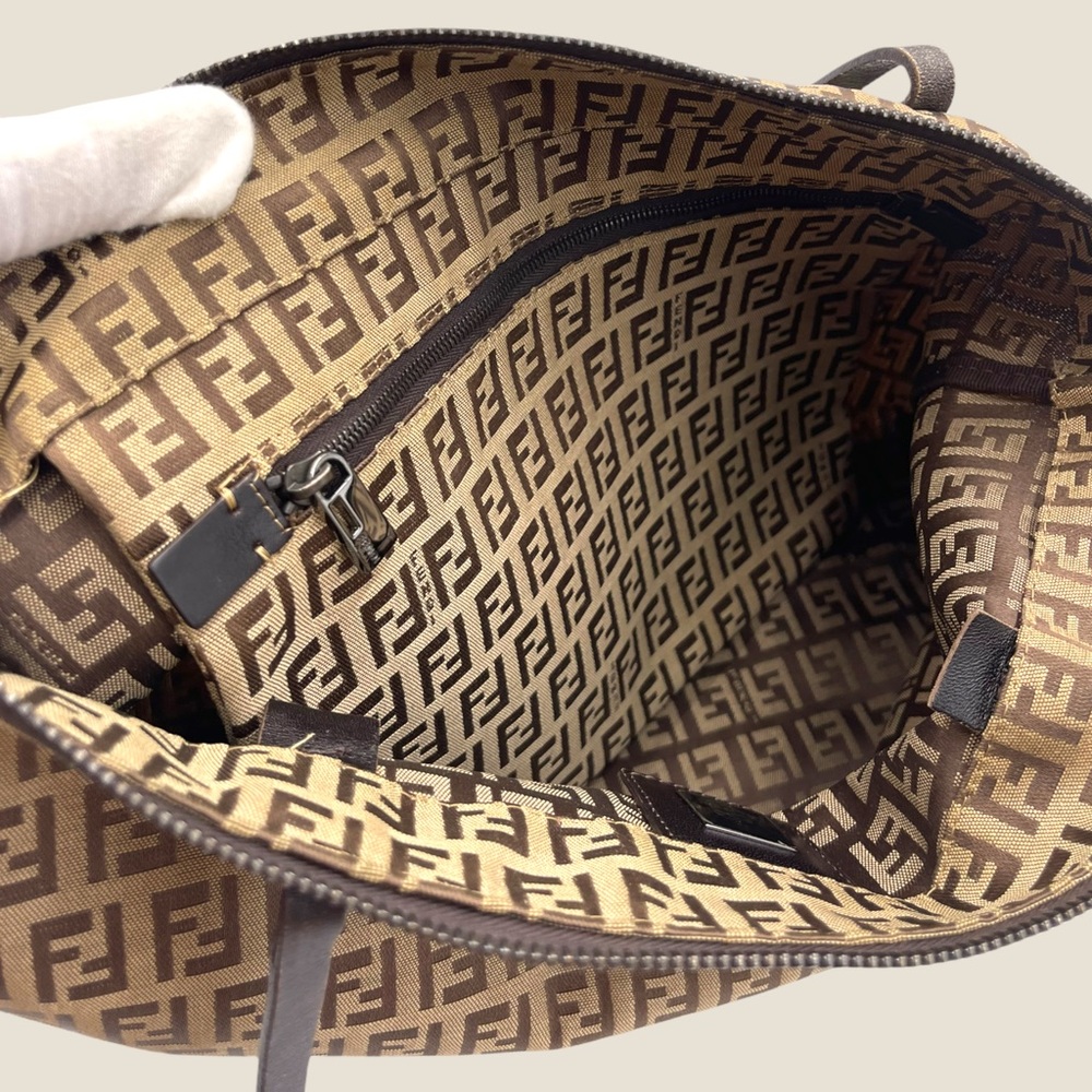 ✨SOLD✨Authentic Fendi Zucca Canvas Tote Bag - Picture 10 of 16